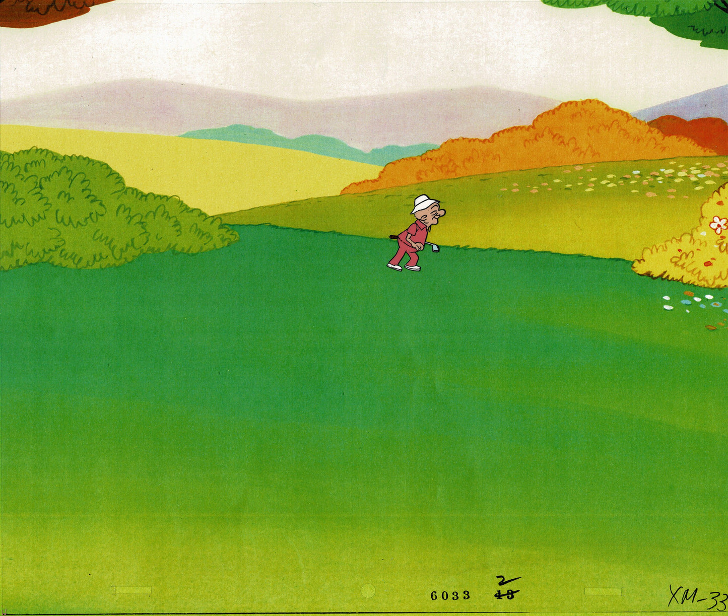 Mr Magoo Original Cartoon Production Animation Art Cel and COPY Drawing 1977 DePatie-Freleng Collectible Used On Screen 33