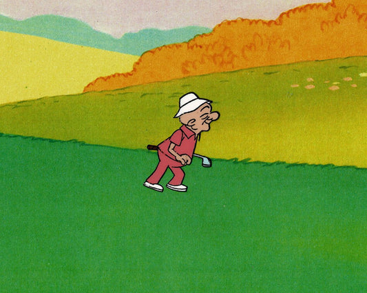 Mr Magoo Original Cartoon Production Animation Art Cel and COPY Drawing 1977 DePatie-Freleng Collectible Used On Screen 33