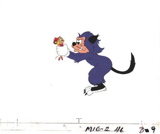 Mighty Mouse Cartoon Production Animation Cel and Drawing Filmation Anime Actually Used ON SCREEN C-mb9