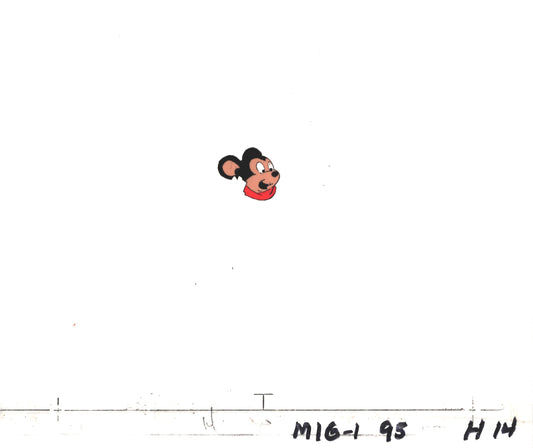 Mighty Mouse Cartoon Production Animation Cel and Drawing Filmation Anime Actually Used ON SCREEN C-mh14
