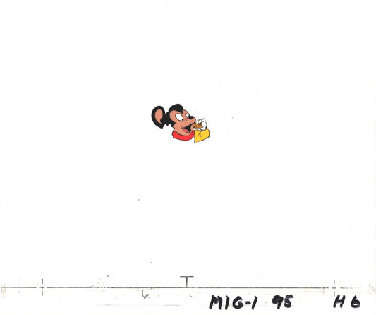 Mighty Mouse Cartoon Production Animation Cel and Drawing Filmation Anime Actually Used ON SCREEN C-mh6