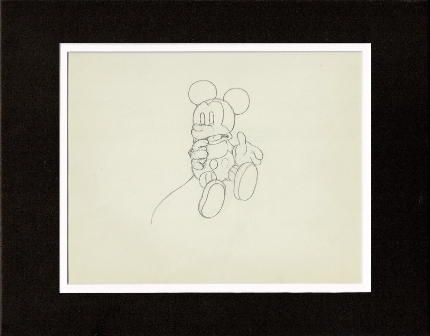 Mickey Mouse 1932 Original Production Animation Cel Drawing from Disney Trader Mickey 16