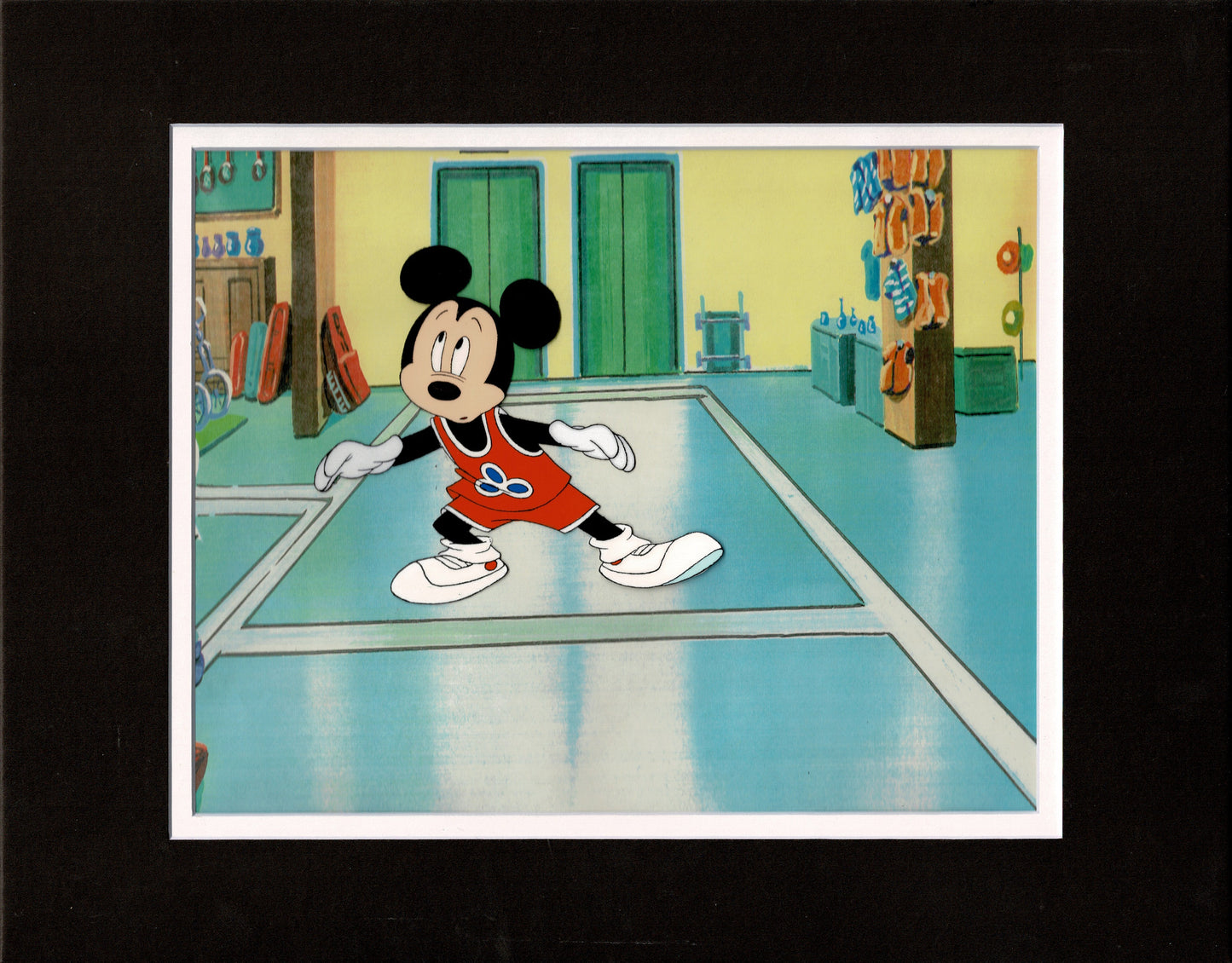 Mickey Mouse Production Animation Cel Fanta Commercial 1980's Disney OHC