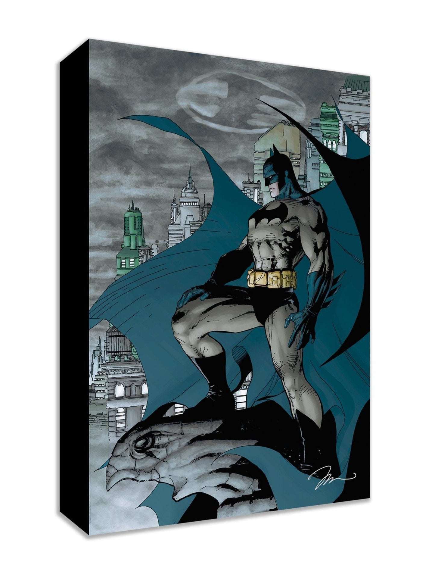 Batman Jim Lee Warner Brothers DC Comics Mighty Mini Gallery-Wrapped Limited Edition of 1500 Canvas Print Knightwatch