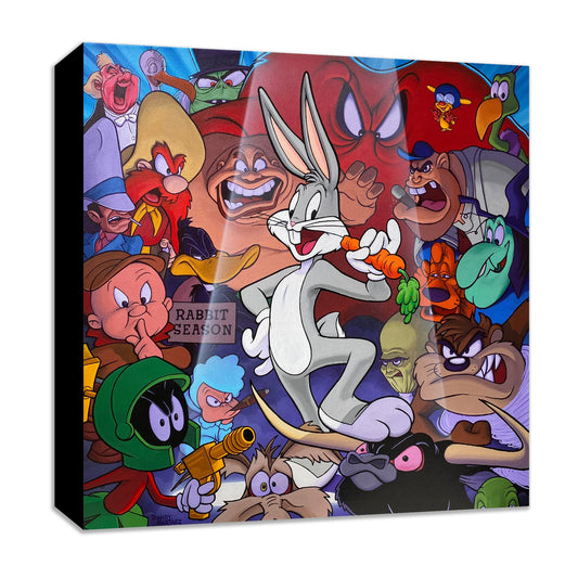 Ain't I A Stinka' Randy Martinez Signed Looney Tunes Warner Bros Limited Edition Canvas Print Mighty Mini of 50