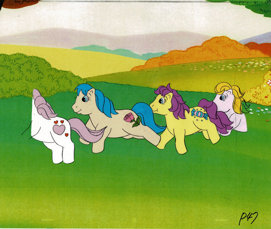 My Little Pony Original Production Animation Cel Hasbro Sunbow 1980s or 90s UNIQUE G-p47