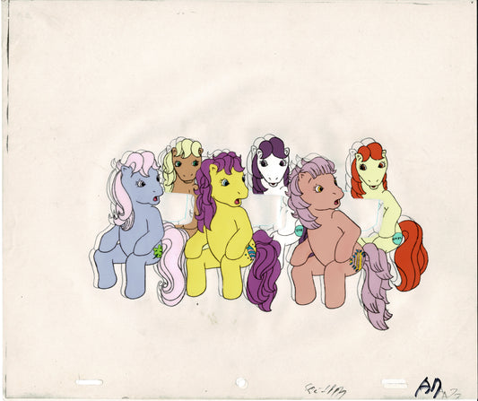 My Little Pony Original Production Animation Cel Hasbro Sunbow 1980s or 90s UNIQUE G-pa7