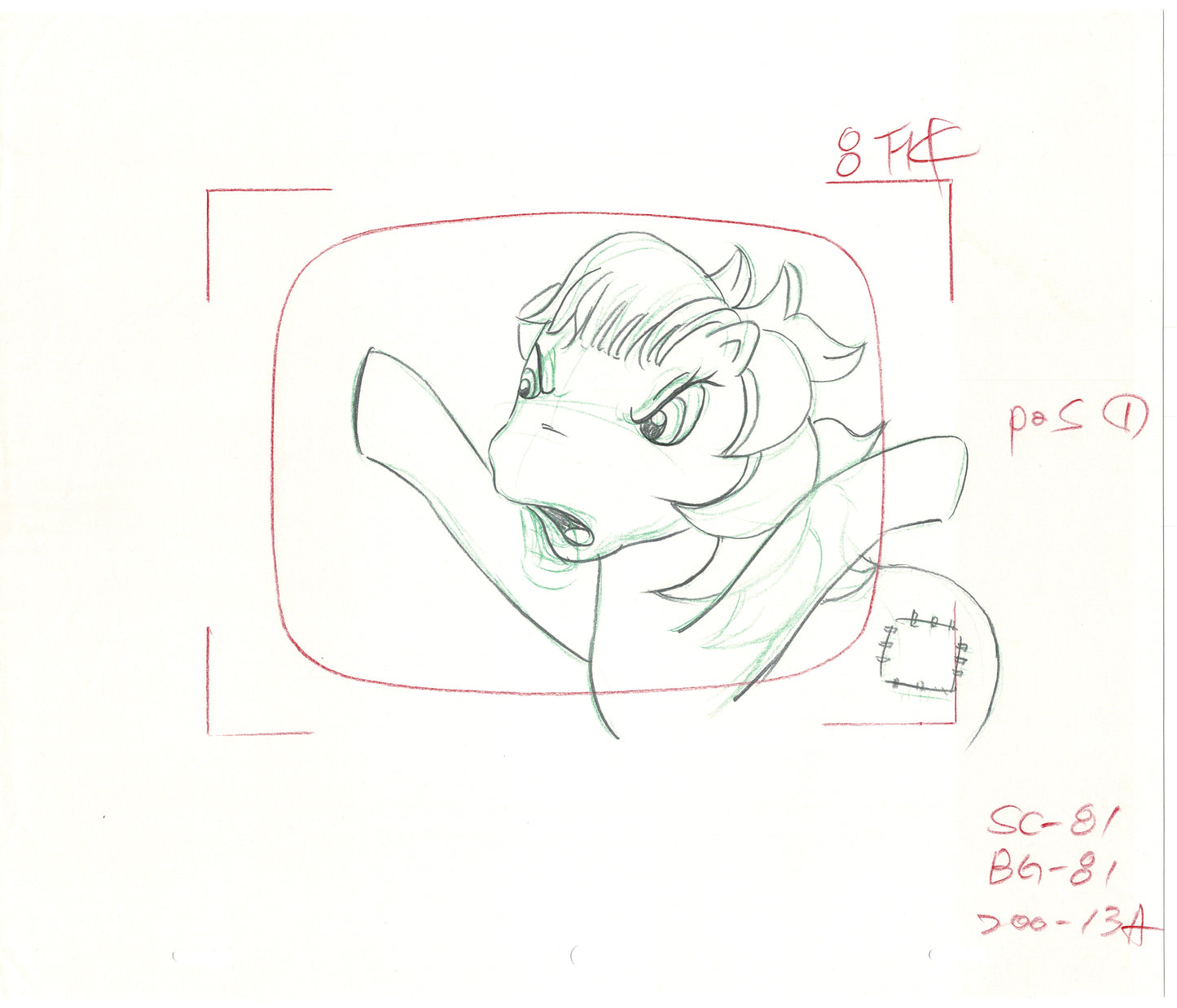 Lot of 15 My Little Pony Animation Cel Drawings Hasbro Sunbow 1980s 90s