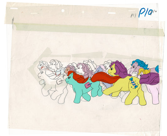 My Little Pony Original Production Animation Cel Hasbro Sunbow 1980s or 90s UNIQUE G-p10