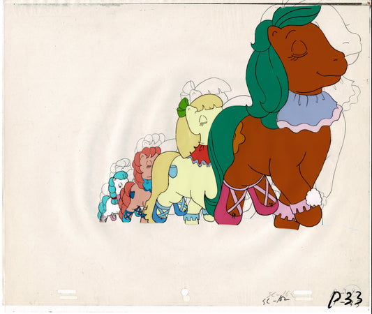 My Little Pony Original Production Animation Cel Hasbro Sunbow 1980s or 90s UNIQUE G-p33