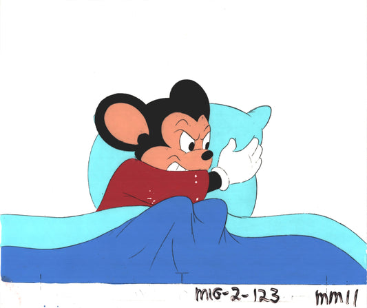 Mighty Mouse Cartoon Production Animation Cel and Drawing Filmation Anime Actually Used ON SCREEN C-mm11
