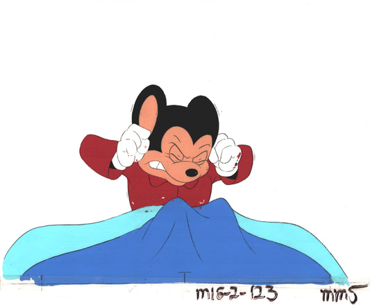 Mighty Mouse Cartoon Production Animation Cel and Drawing Filmation Anime Actually Used ON SCREEN C-mm5