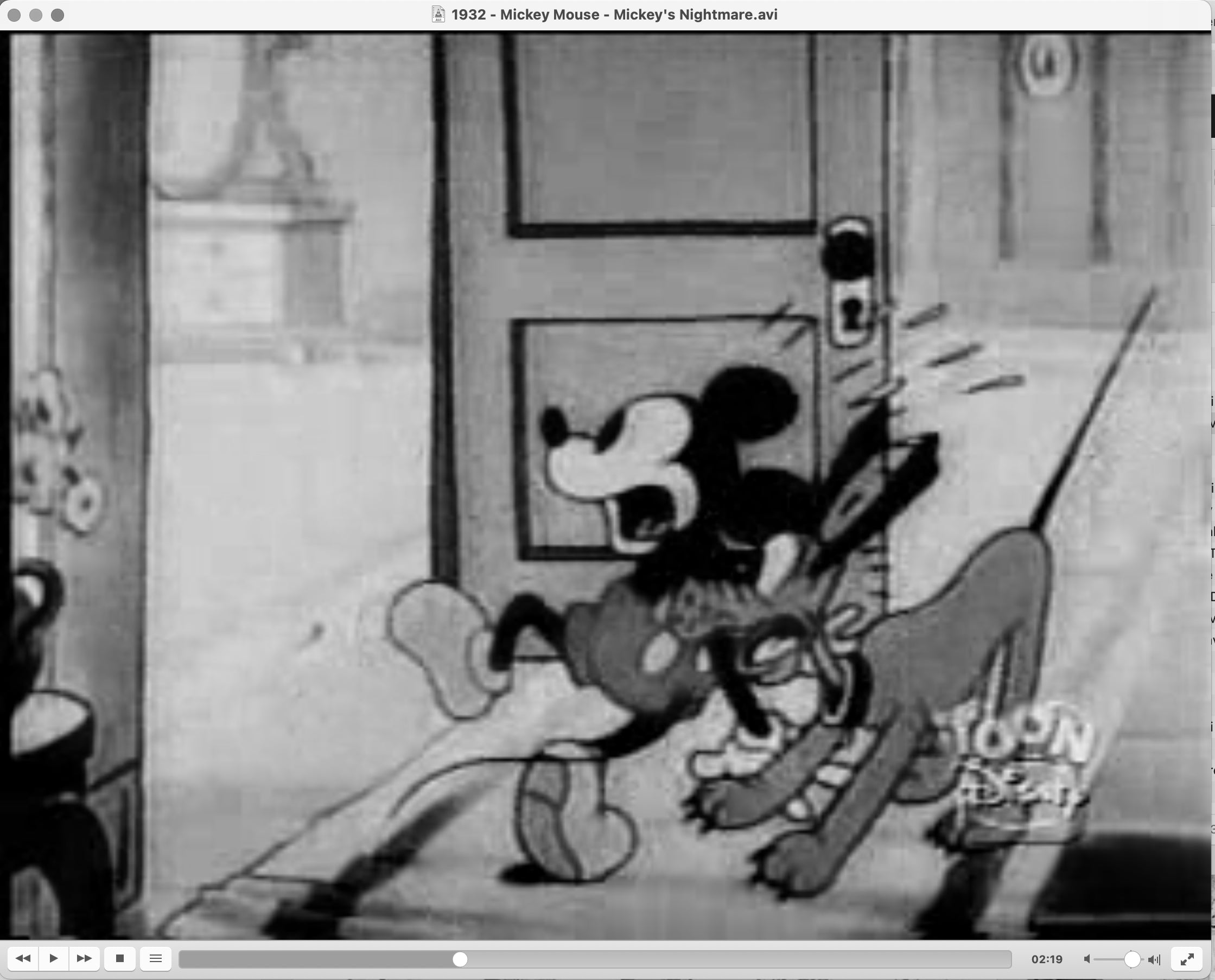 Mickey Mouse and Pluto 1932 Original Production Animation Cel Drawings –  Charles Scott Gallery