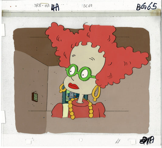 Rugrats Original Production Cel with OBG Original background and drawings! of Didi Pickles Nickelodeon 1993