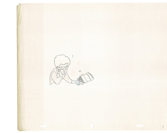 The Magic School Bus Cel Drawing Production Animation from Cartoon Nelvana Ivanick 1990s PD1