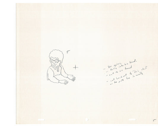 The Magic School Bus Cel Drawing Production Animation from Cartoon Nelvana Ivanick 1990s PD5