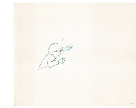 The Magic School Bus Cel Drawing Production Animation from Cartoon Nelvana Ivanick 1990s PD13