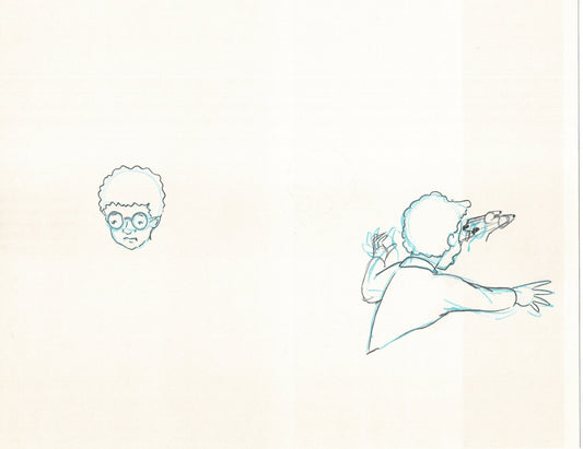The Magic School Bus Development Drawing from Cartoon Ivanick 1990s DD1
