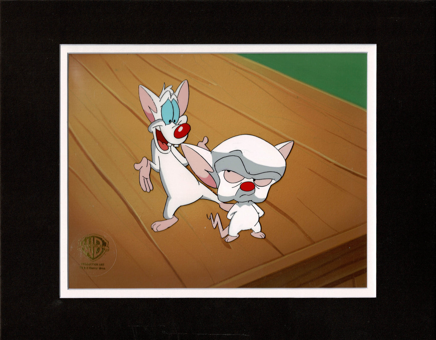 Pinky and The Brain Production Cels and Original Background from Steven Spielberg 1995-98 Warner Brothers 2306