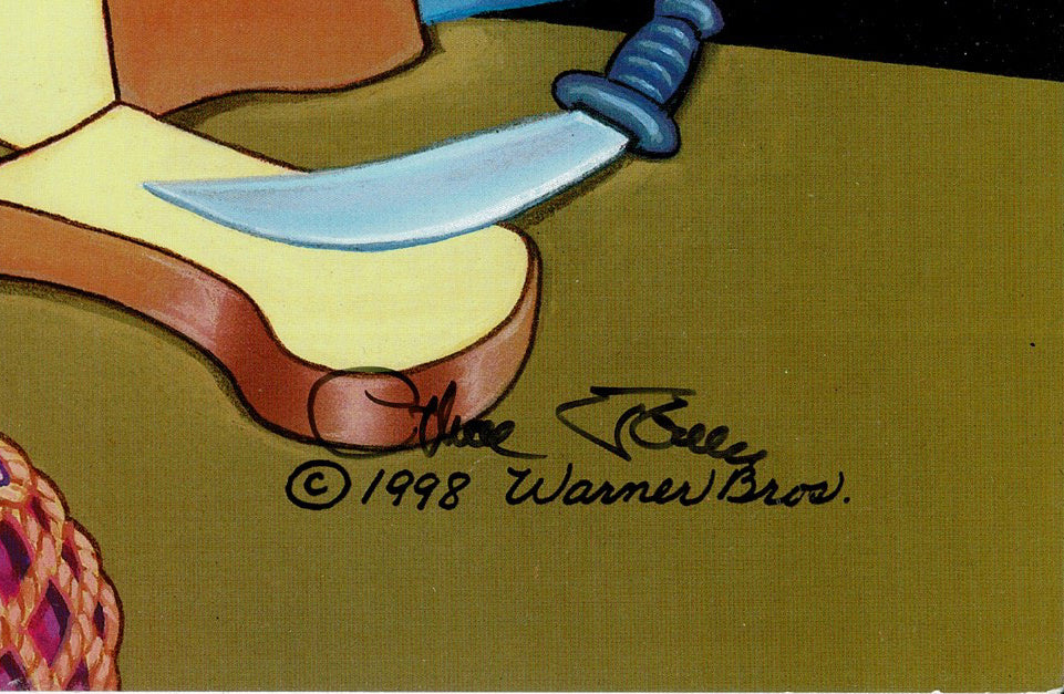 Pepe Le Pew Chuck Jones SIGNED Limited Edition Cel of 200 Looney Tunes Warner Brothers 1998 OH