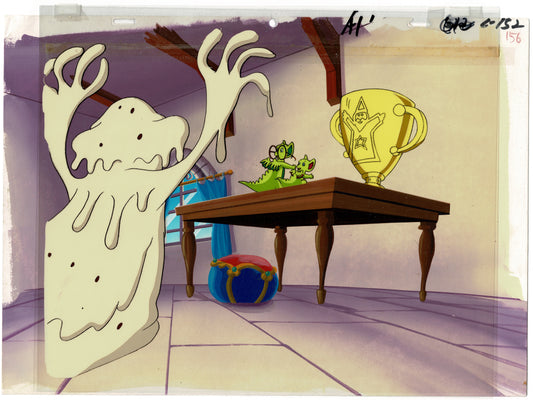 Pocket Dragon Adventures DIC Animation Cel and OBG Background Key Master Setup 1998 Musgrave 152