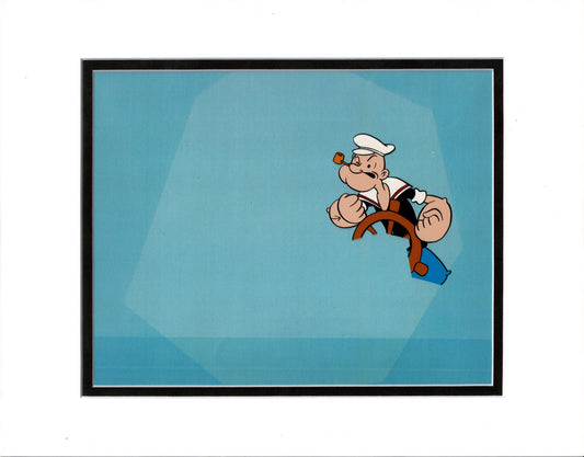 Popeye Screen-Used Production Animation Cel and Drawing Hand-Inked Pre-1970s 11