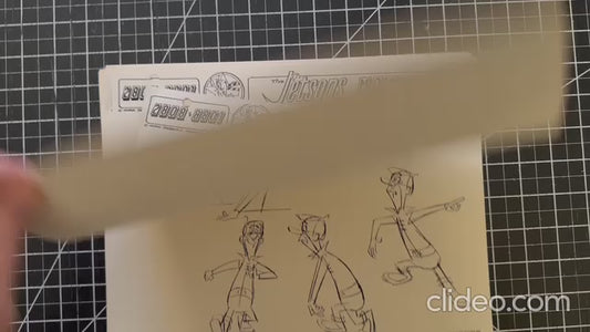 The Jetsons Movie Production Model Sheet Print lot of 22 Pages Hanna Barbera