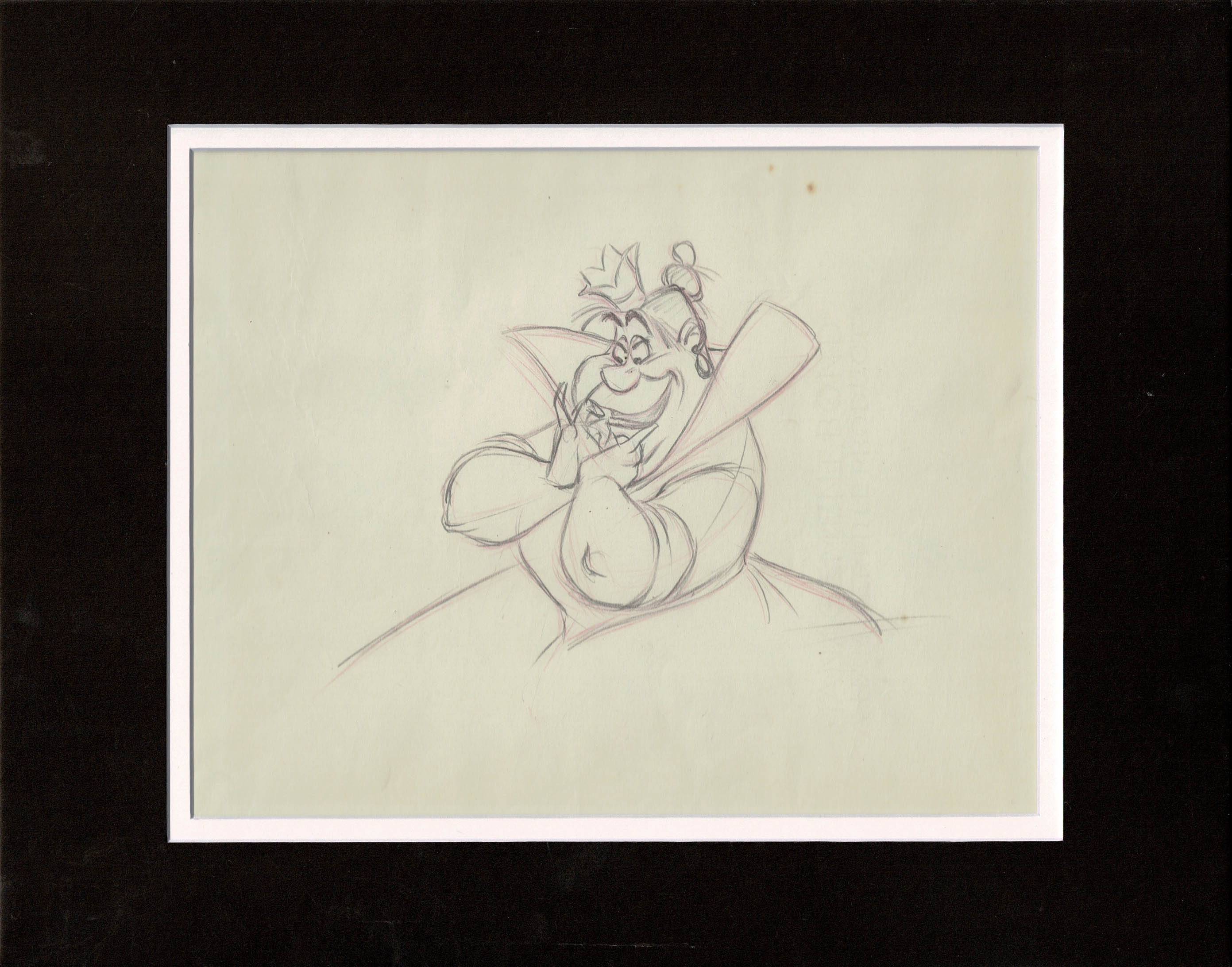 Alice in Wonderland Queen of Hearts Walt Disney Rough Animation Produc ...