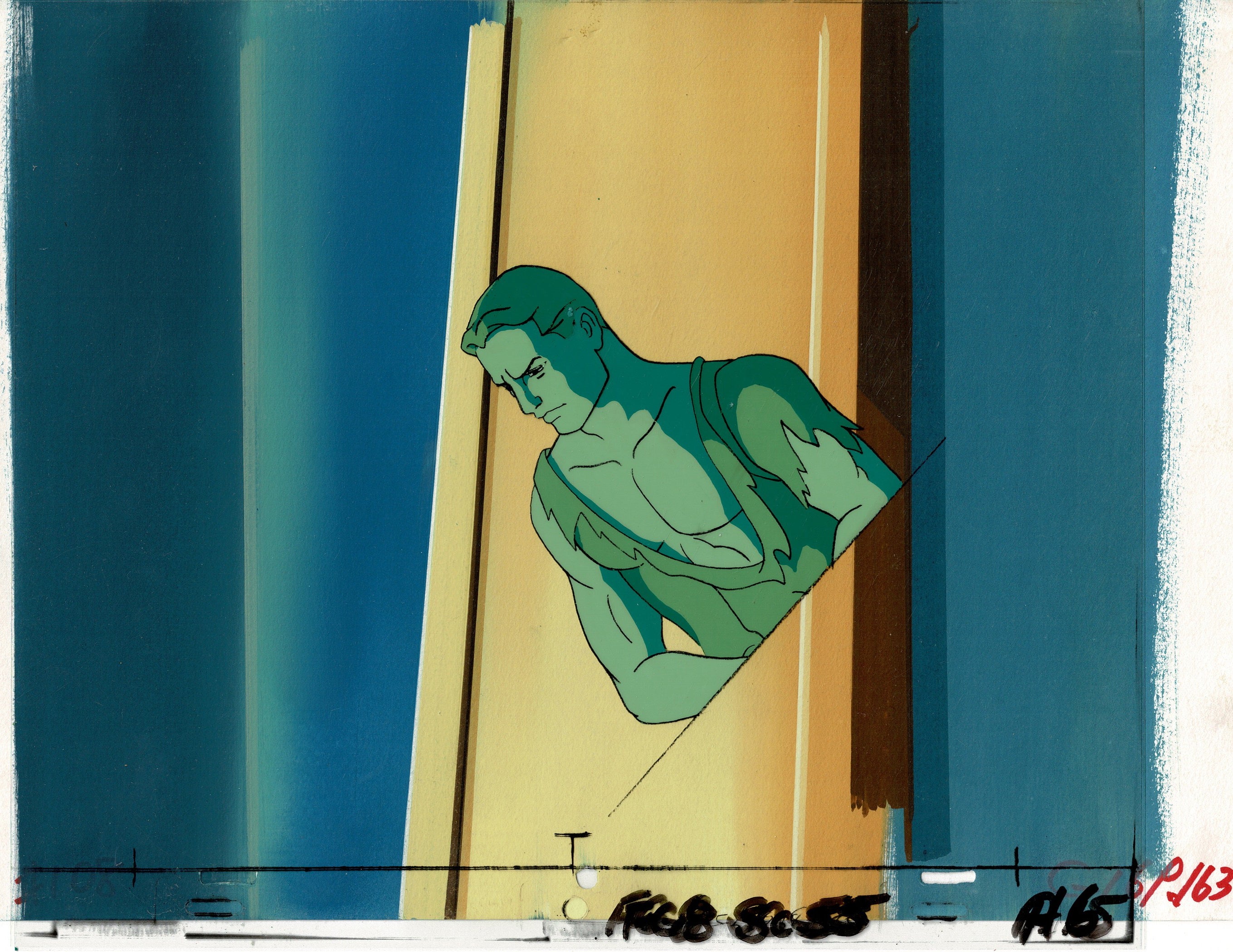 Flash Gordon Production Animation Cel and Background Filmation 1979 h1 ...