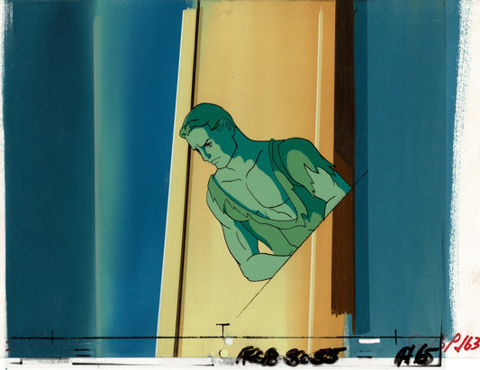 Flash Gordon Production Animation Cel and Background Filmation 1979 h15