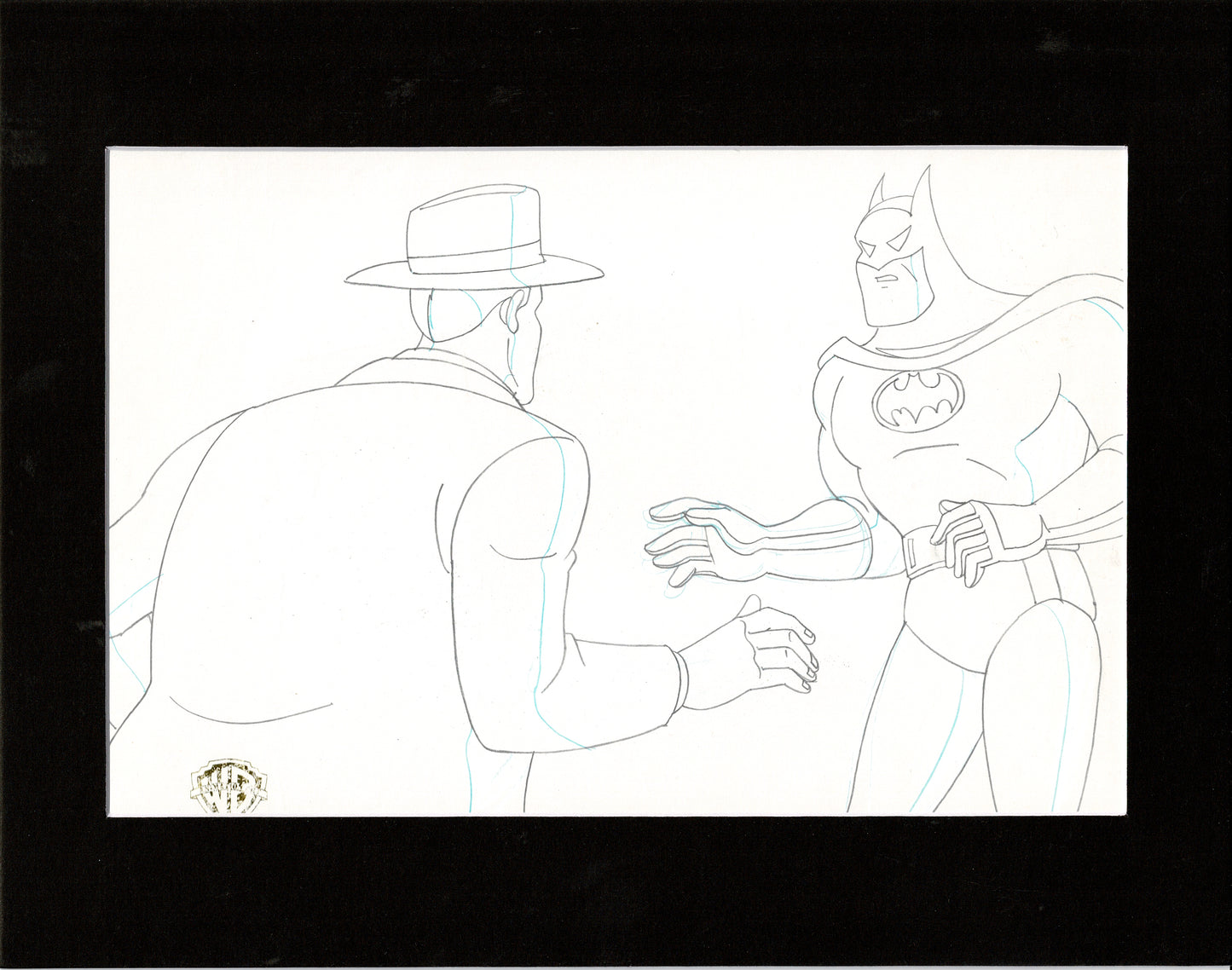 Batman the Animated Series BTAS Production Animation Cel Drawing Warner Brothers DC 1992 Two-Face Part 2 Episode 6