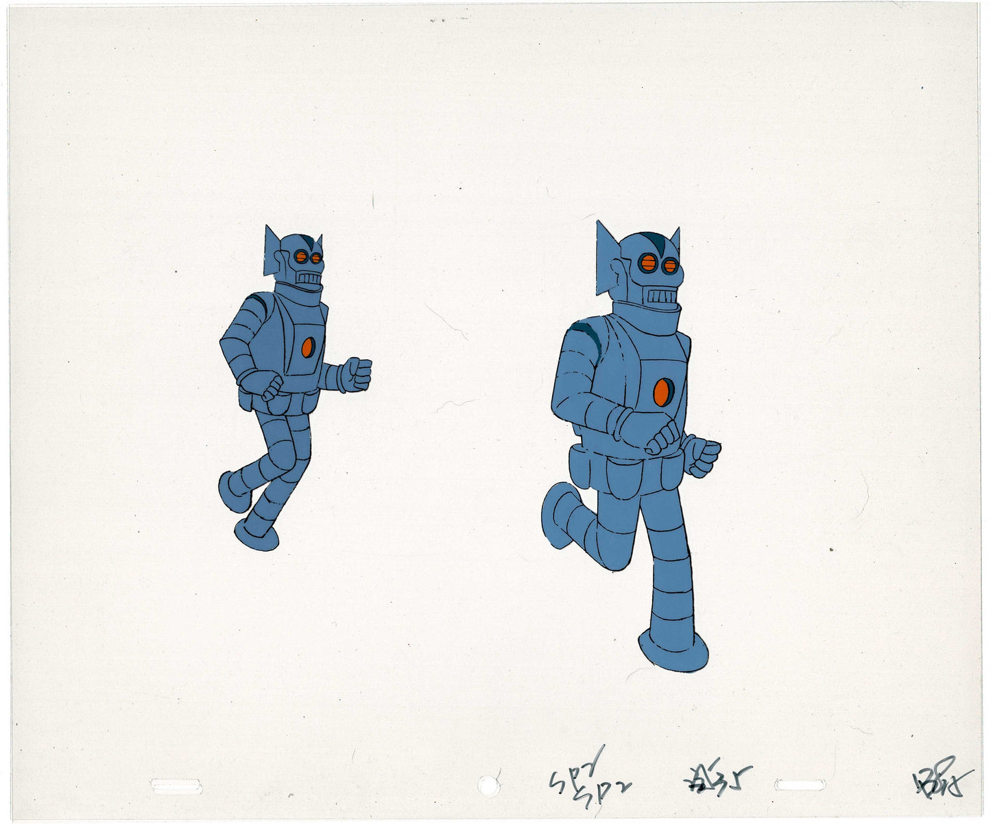 Superfriends Superpowers Darkseid Animation Cartoon Cel Hanna Barbera 1984-5 rb
