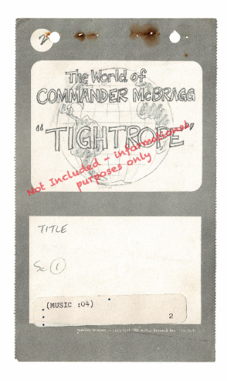 2 LOT Commander McBragg Hand-drawn Production Storyboards drawn by Joe Harris at Total TV 1966 29