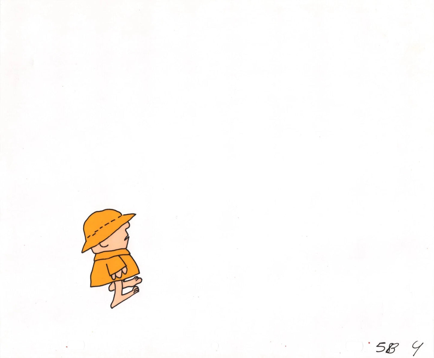 Schoolhouse Rock ABC Original Production Animation Cel and Drawing of Noah's Son from Elementary My Dear 1973 sb4