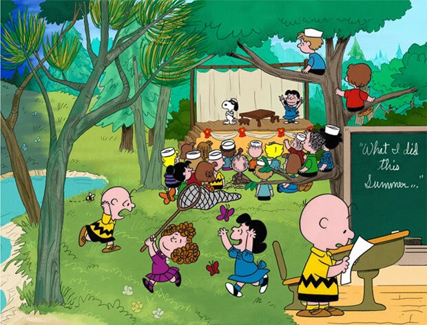 PEANUTS What I Did This Summer SET of 3 Limited Edition of 69 Animation Cels by Larry Leichliter mlc24s