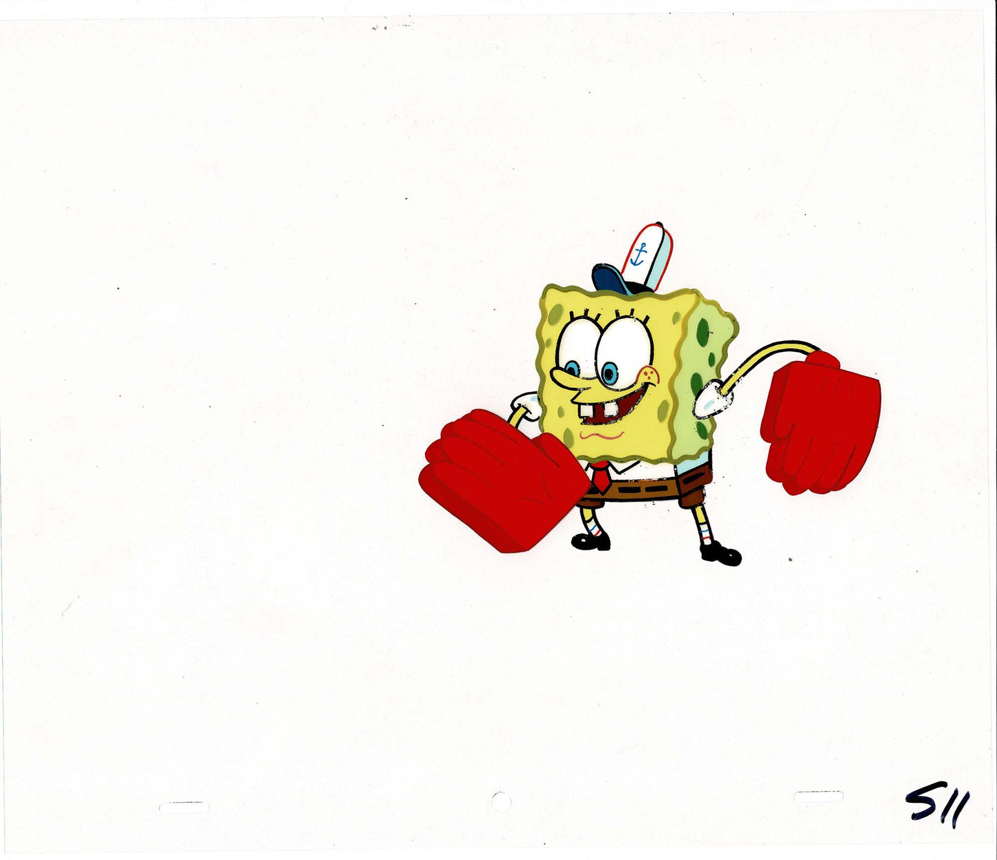 SpongeBob SquarePants Cartoon Production Animation Cel Nickelodeon 1999 11