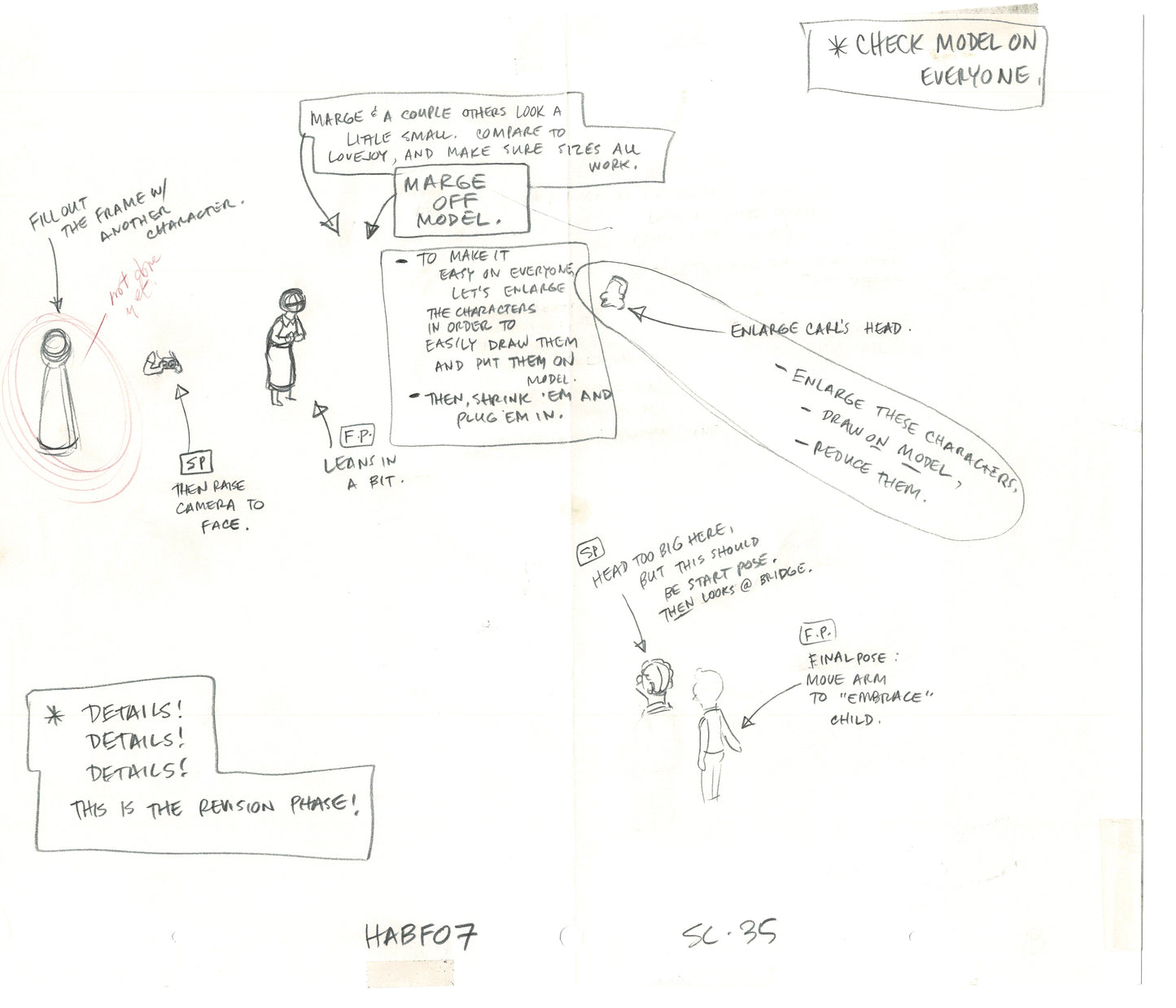 Lot of 3 The Simpsons Original Production Animation Background Drawings Fox BK-007-9