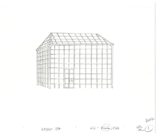 The Simpsons Original Production Animation Background Drawing Fox 2006 BK-023