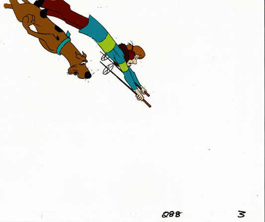 Scooby Doo New Movies 1972 Production Animation Cel from Hanna Barbera Anime 283