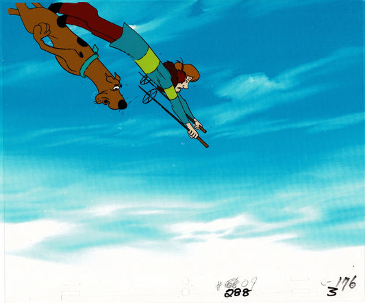 Scooby Doo New Movies 1972 Production Animation Cel from Hanna Barbera Anime 283