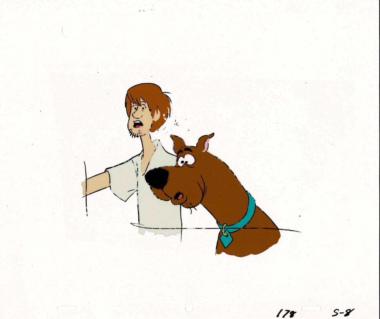 Scooby Doo New Movies 1972 Production Animation Cel from Hanna Barbera Anime 58