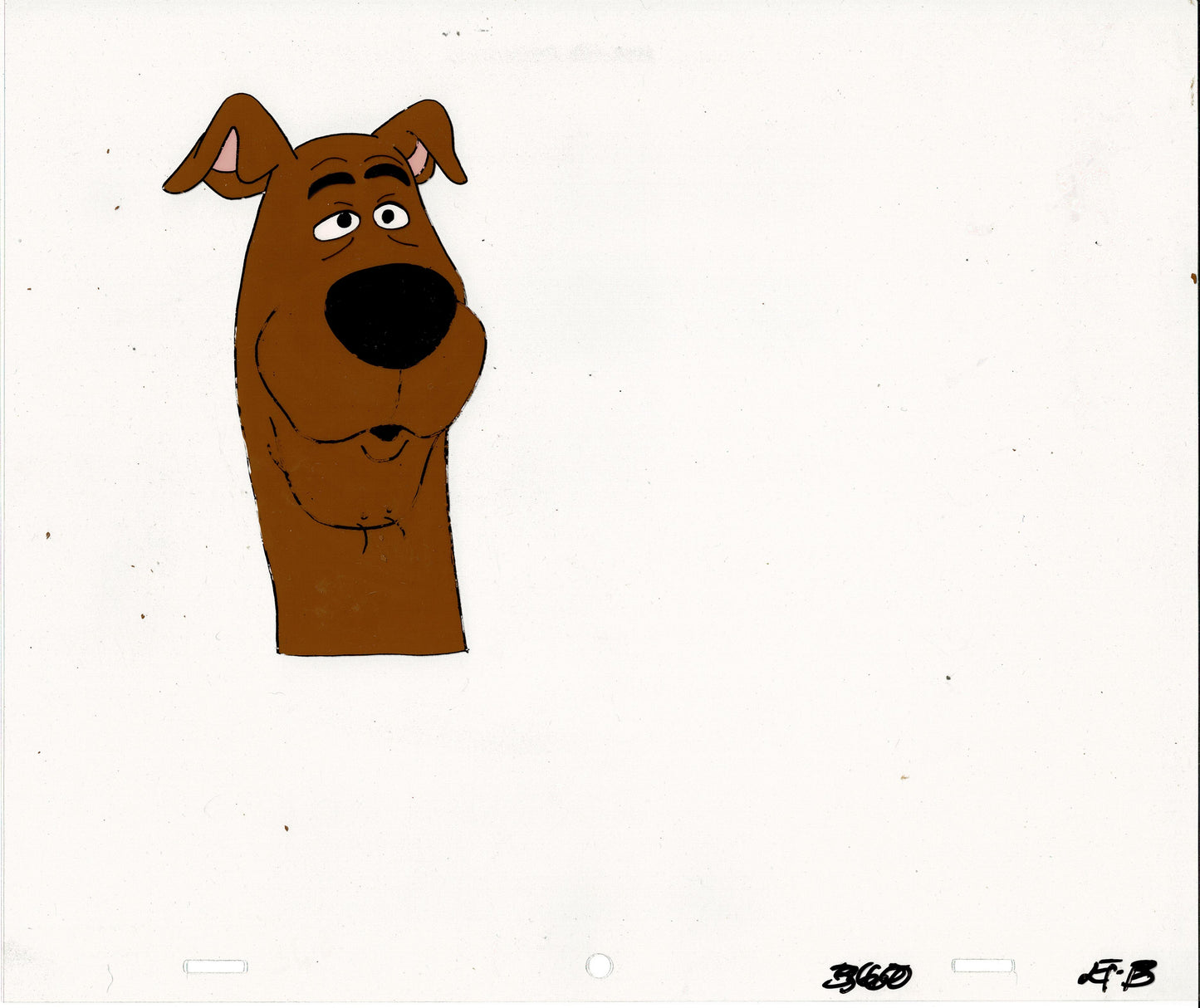 Scooby Doo New Movies 1972 Production Animation Cel Setup from Hanna Barbera Anime hd