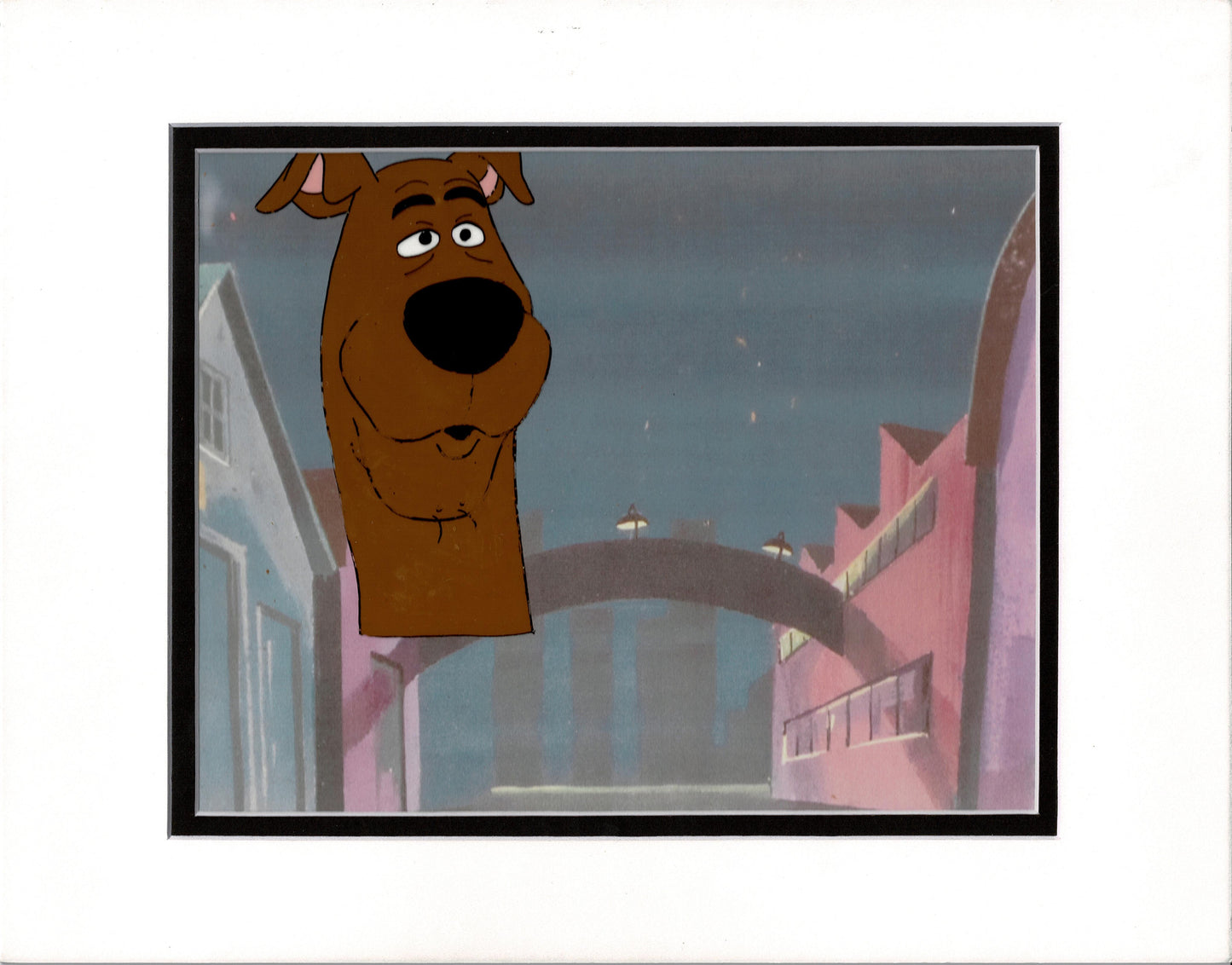 Scooby Doo New Movies 1972 Production Animation Cel Setup from Hanna Barbera Anime hd