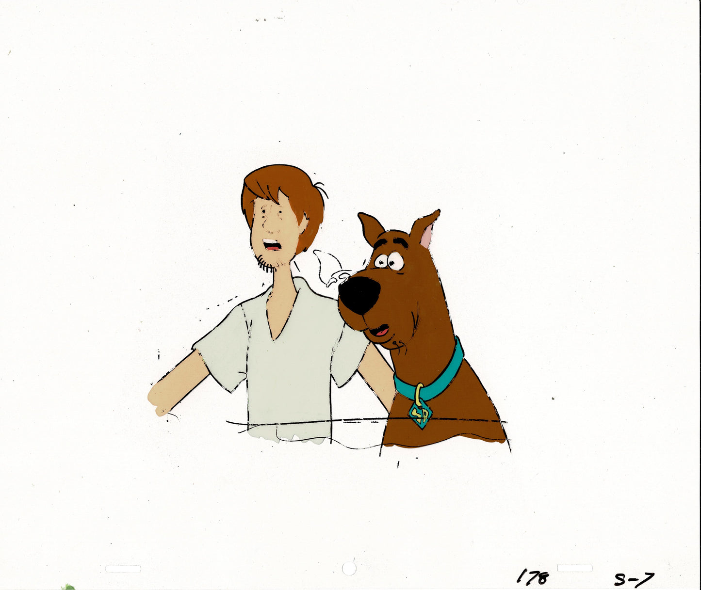 Scooby Doo New Movies 1972 Production Animation Cel from Hanna Barbera Anime 7m