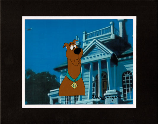 SCOOBY DOO Production Animation Cel Anime Signed Bob Singer Hanna Barbera D1