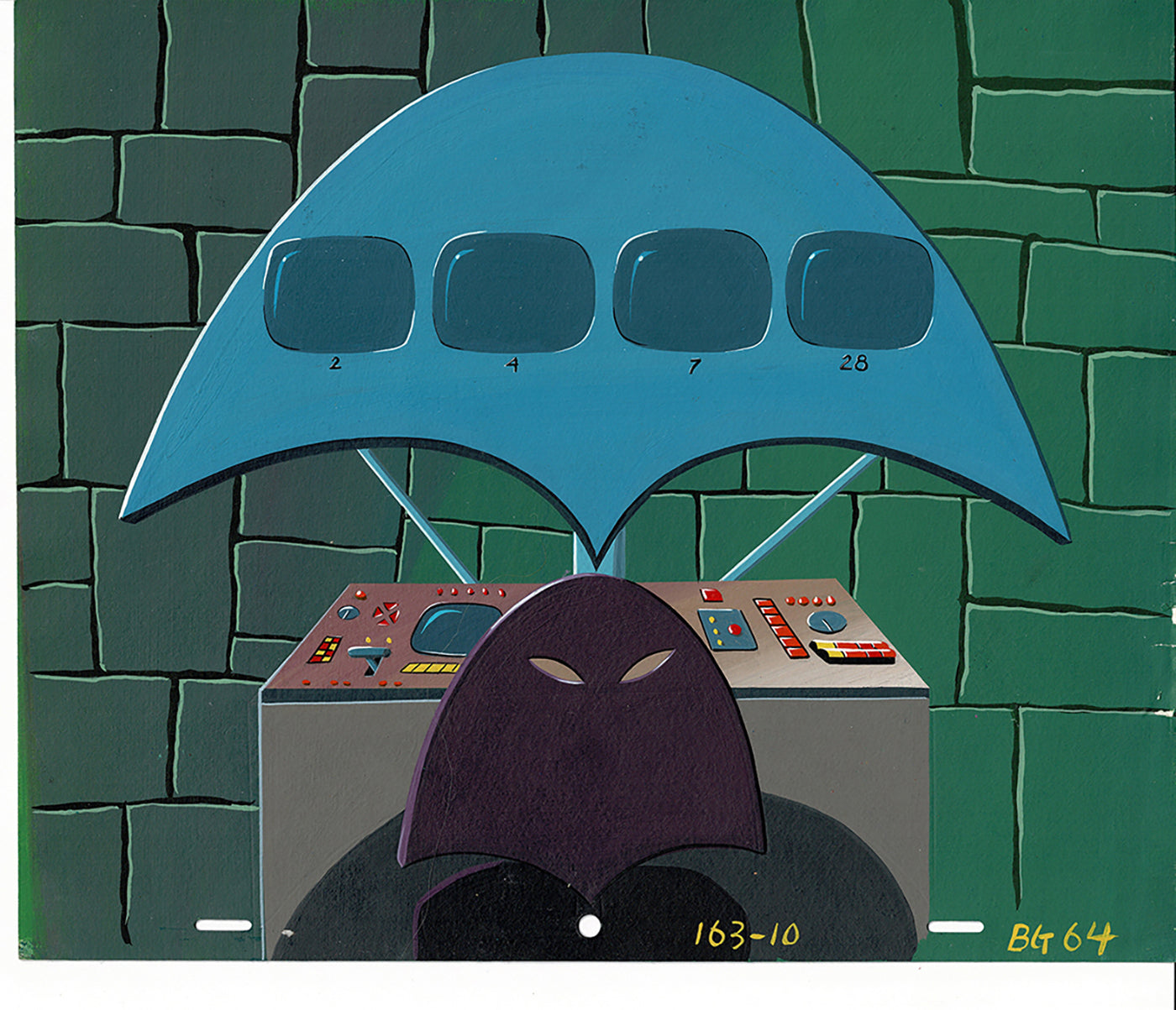 The Super Globetrotters Original Production Animation Background Hanna Barbera 1979 B-04