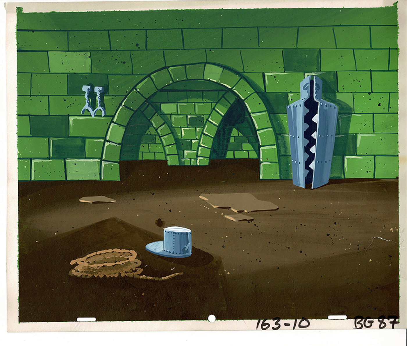 The Super Globetrotters Original Production Animation Background Hanna Barbera 1979 B-05