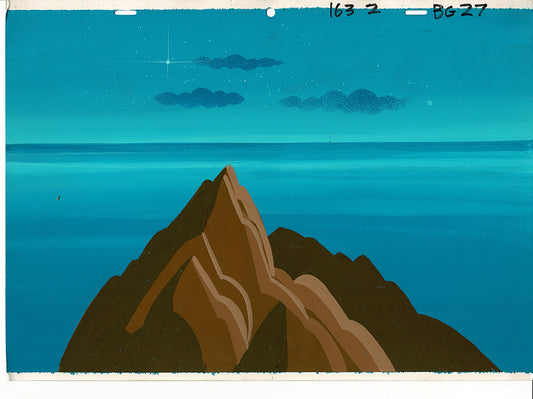 The Super Globetrotters Original Production Animation Background Hanna Barbera 1979 B-08