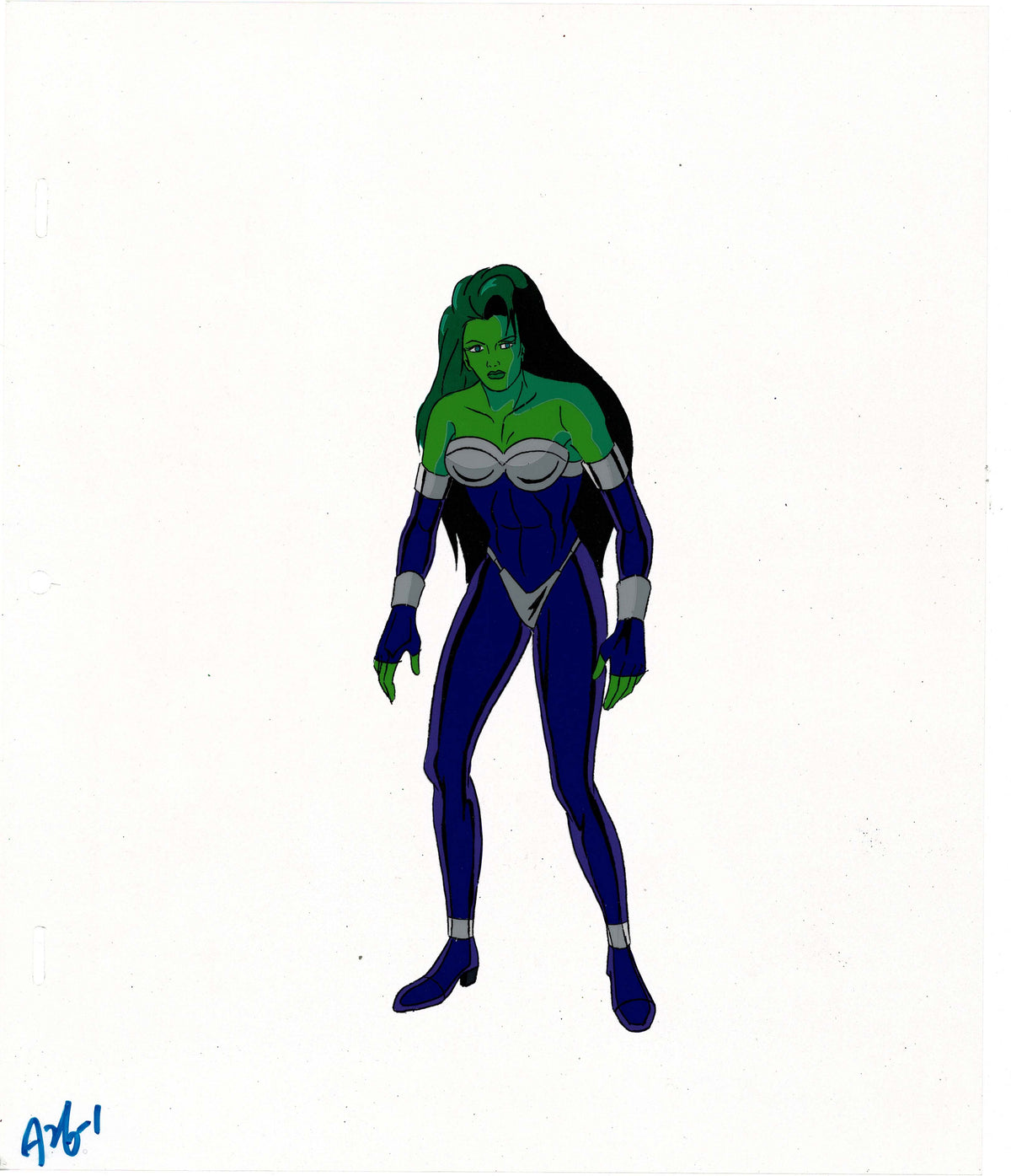 The Hulk The Animated Series She-Hulk Marvel Production Animation Cel ...