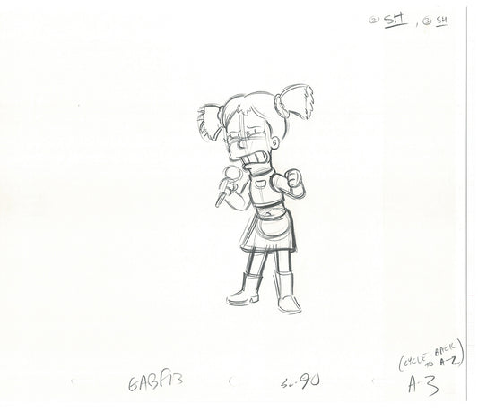 The Simpsons Original Production Animation Cel Drawing 2005 Fox CD-014